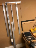 ALUMINUM STRAIGHT EDGES AND KOBALT FIXTURE