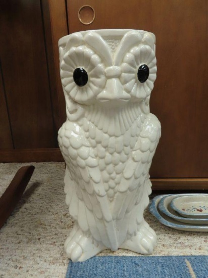 Owl umbrella stand, made in Spain