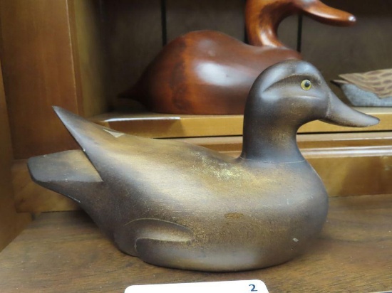 Carved duck
