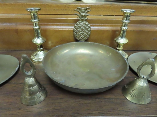 Brass candle holders and Etc