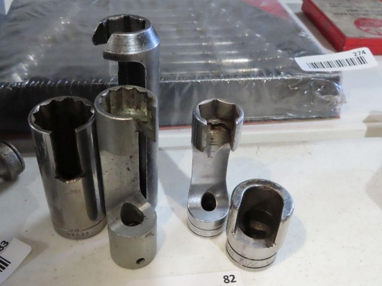 Snap-on and other brand specialty sockets