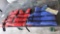 Lot of two Onyx adult oversized life jackets and one Mustang Survival model MV3102 universal life