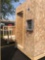 Multi-purpose unit. Approximately 6 ft wide by 8 ft long by 8 ft 9 in tall. With electrical box and