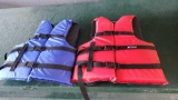 Lot of two Onyx adult universal life jackets