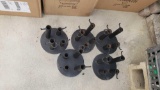Lot of heavy duty metal stands
