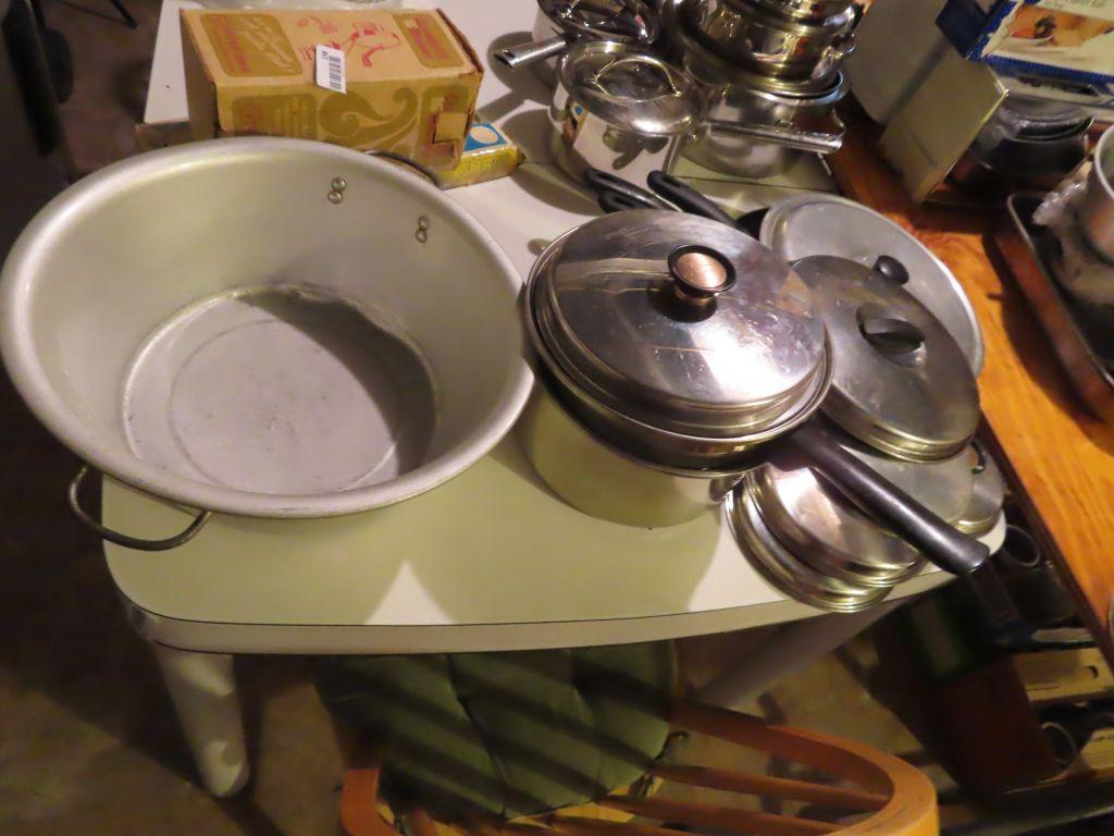 Sold at Auction: Pre-Owned Revere Ware Pots / Pans and More