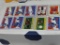 10 assorted Topps...Bazooka football cards