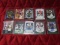 10 assorted football cards