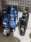 Aluminum football advertising bottles Pepsi and Bud Light. They are full. No shipping!