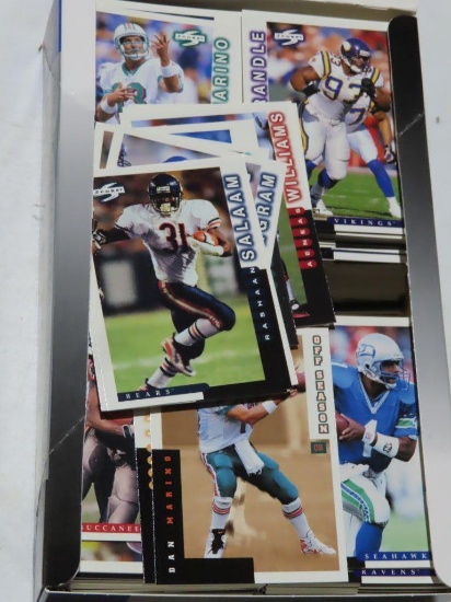 1999 Upper Deck basketball cards and 1998 Pinnacle Score football cards