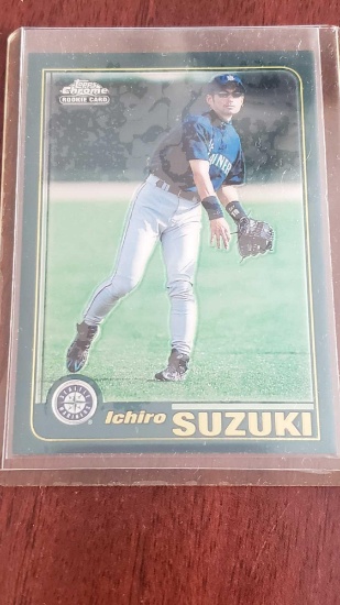 2001 Topps Chrome rookie Ichiro Suzuki card number T266