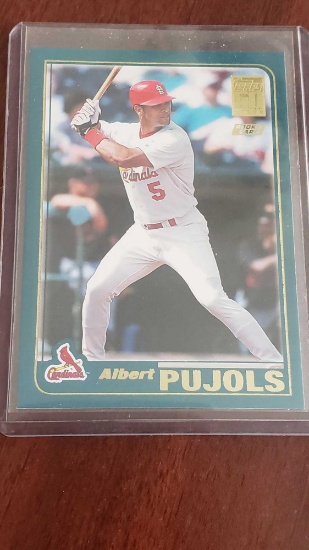 2001 Topps 50 years Albert...Pujols rookie card