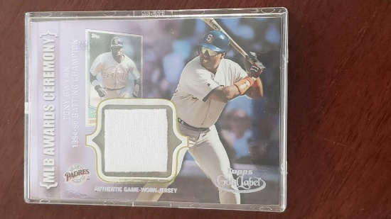 1994 through 1996 Topps Gold Label MLB awards ceremony Tony Gwynn card