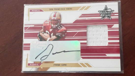 2005 Donruss Leaf rookies and stars Frank Gore rookie card