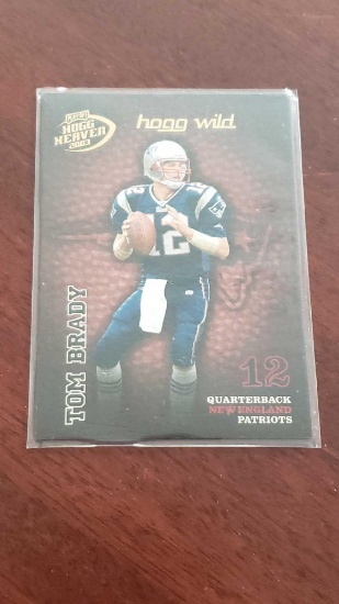 2003 playoff Corporation Hog Heaven Tom Brady Hog Wild Card