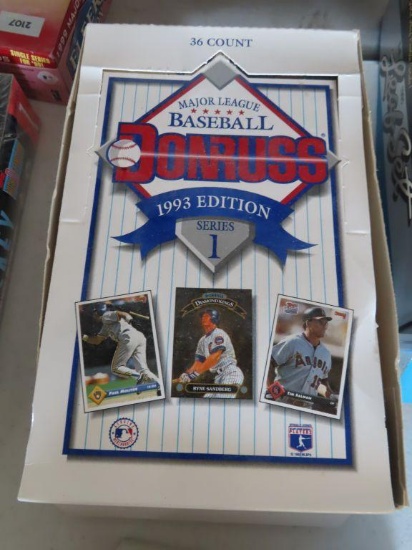 1993 series 1 Donruss baseball cards