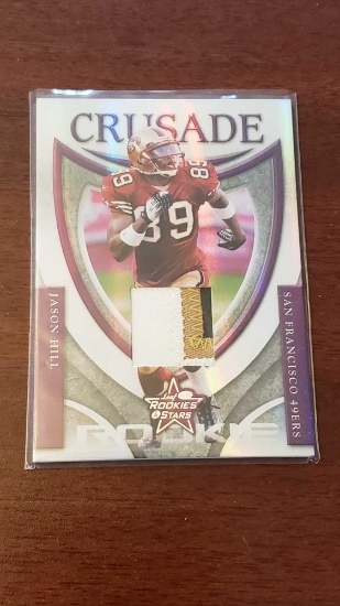 2007 Leaf rookies and stars Crusade Jason Hill card 21 of 25