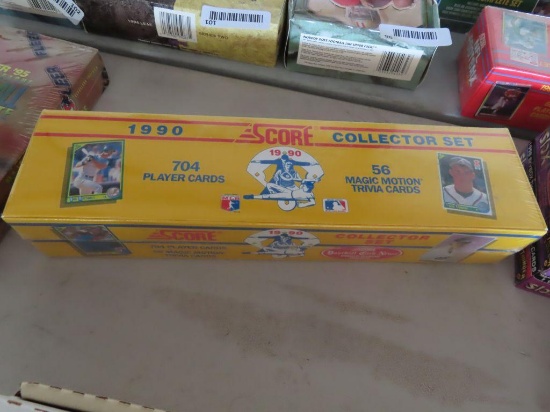 1990 Score baseball card set, unopened, factory sealed