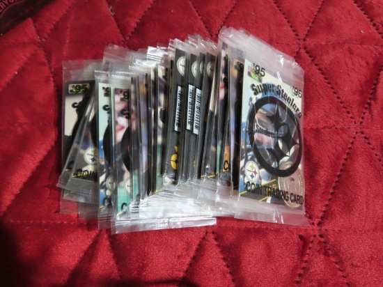 1995 to 1996 Super Steelers coin trading cards