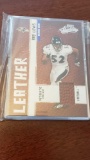 2005 playoff absolute memorabilia leather Ray Lewis card 192 of 250