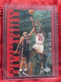 1998 Upper Deck Michael Jordan game action card 1614 of 2300. Number G3