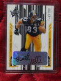2005 Leaf rookies and stars Heath Miller rookie card number 227. 123 of 150
