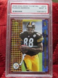 PSA graded 2000 Collectors Edge T3 Plaxico Burress rookie card number 207