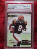 PSA graded 2000 Collectors Edge Ron Dugans High numbers card number 157