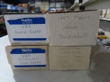 Lot four boxes of assorted cards