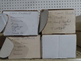 Lot four boxes of assorted cards