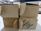 Lot four boxes of assorted cards