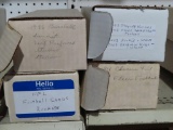 Lot four boxes of assorted cards