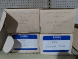 Lot four boxes of assorted cards