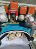 Baseballs and soft cooler