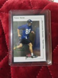2001 Fleer premium rookies Todd Heap card number 220. 1547 of 2001