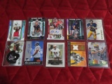 10 Assorted football cards