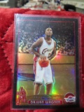 2004 Topps Chrome Dajuan Wagner black refractor card number two. 135 of 500