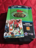 1991 Topps Stadium Club football card packets