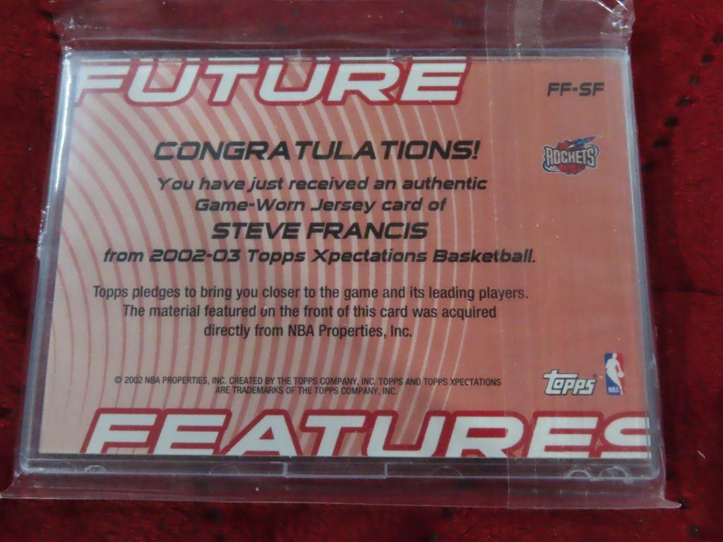 2002 Topps TX02 Steve Francis future features