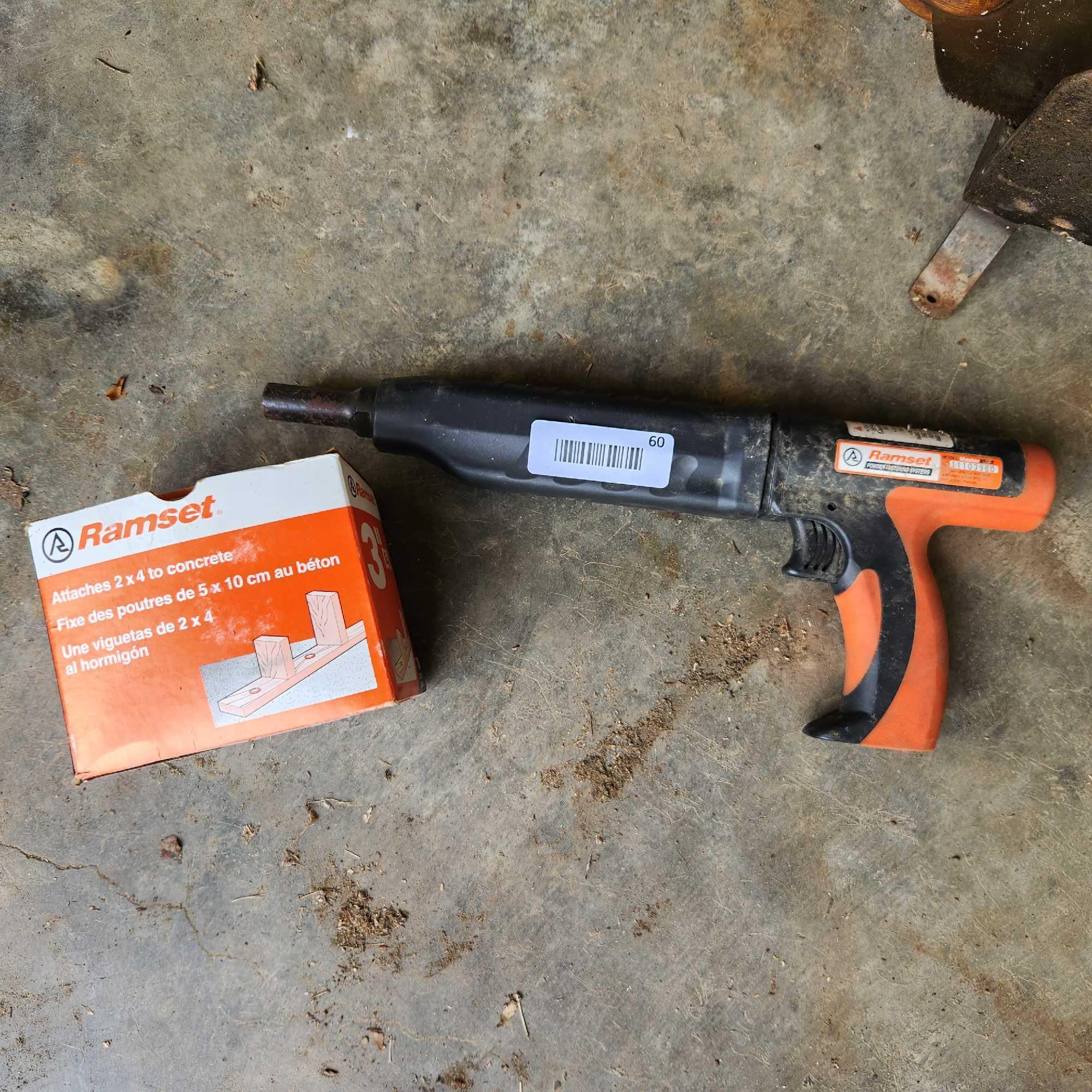 Ramset with 3-in fasteners, number 42 CW loads, | Proxibid