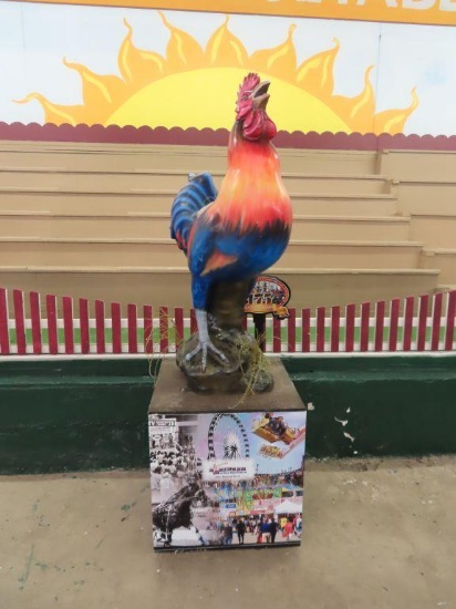 175 Year Celebration, sponsored by Basinger Auction Service, and painted by Raymond A. Simon using