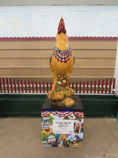 Fair Time - Fun Time, sponsored by Canfield Rotary, and painted by Mark Shohayda using oil paints,