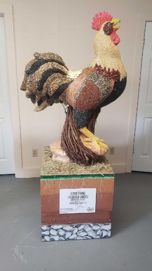 Something to Grow About, sponsored by WKBN TV 27, and painted by Dave Buehrle using acrylic paints