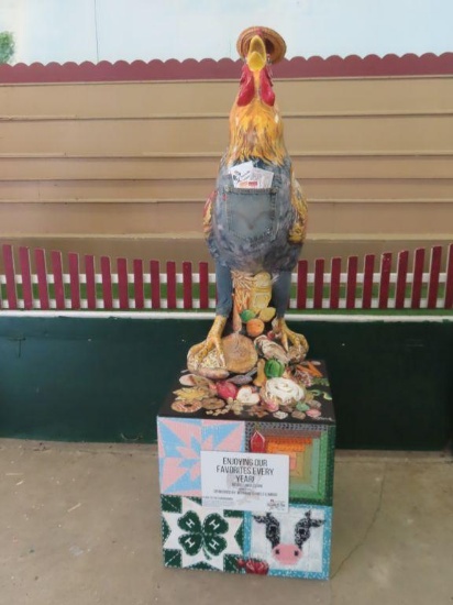 Enjoying Our Favorites Every Year, sponsored by Bernard Daniels Lumber, and painted by Linda Clark
