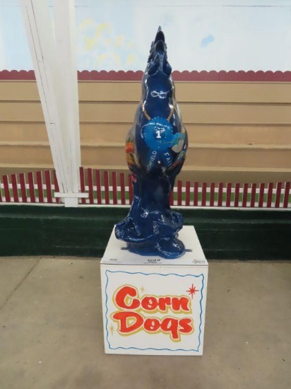 All Lit Up, sponsored by The Hendricks' Family, and painted by Eric Sobek using acrylic enamel, was