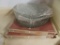Glass serving platters