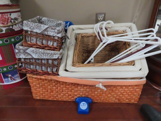 Assorted baskets