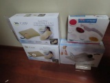 Foot warmer, convertible warming traveler, and touch and tone infrared heat unit