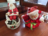 Santa music boxes