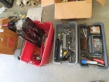 Nesting toolbox with assorted tools and hardware